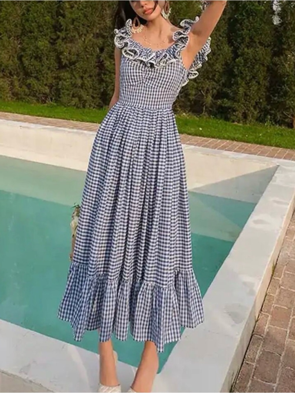 Doen Sora Gingham Dress